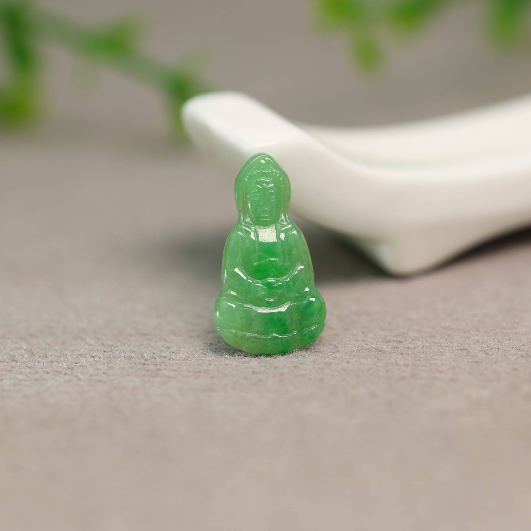 #K597糯底满绿缅甸天然A货翡翠观音吊坠花片裸石,珠宝/钻石/翡翠,翡翠裸石/蛋面,淘宝优惠券,粉丝福利购,淘宝优惠卷