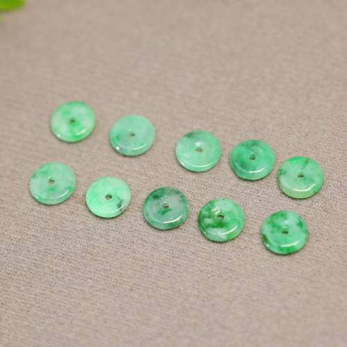 缅甸天然A货翡翠平安扣怀古