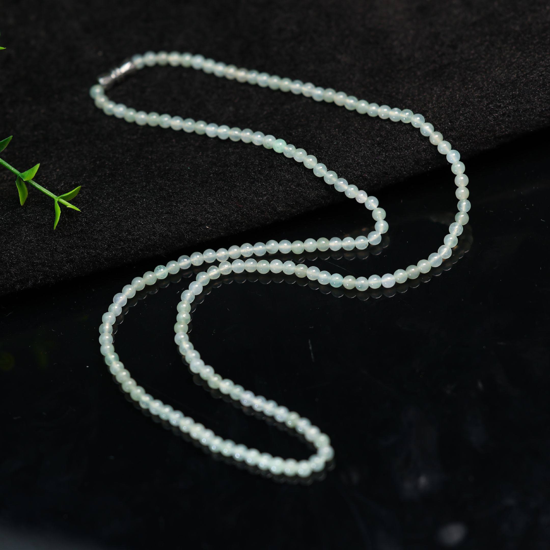 #H645冰种缅甸天然A货翡翠小米珠小圆珠子项链多圈手链,珠宝/钻石/翡翠,颈饰,淘宝优惠券,粉丝福利购,淘宝优惠卷