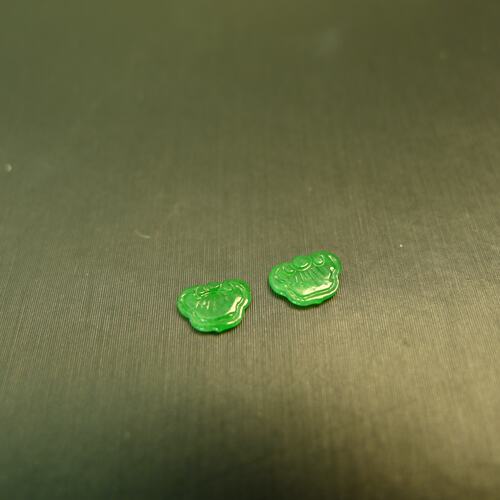 满绿缅甸天然A货翡翠如意头