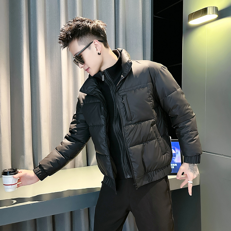 雷迪波尔官方新款冬季棉衣外套男痞帅假两件棉袄子休闲羽绒棉服冬
