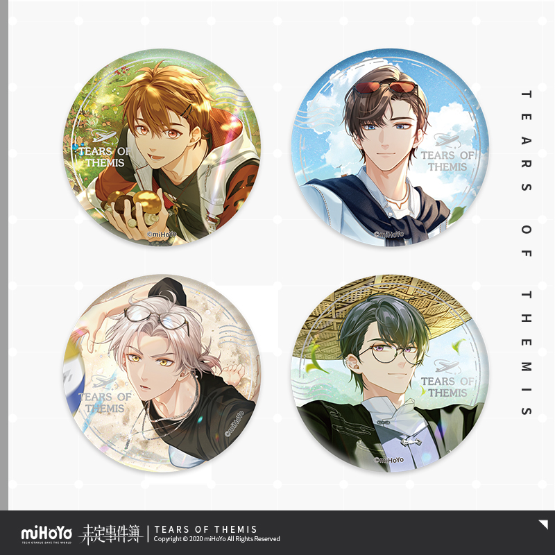 未定事件簿煦风恋旅马口铁徽章