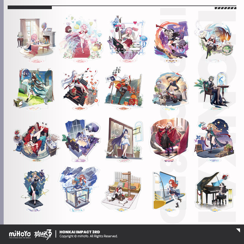 【米哈游/崩坏3】第二部圣痕系列亚克力立牌爱莉希雅 miHoYo