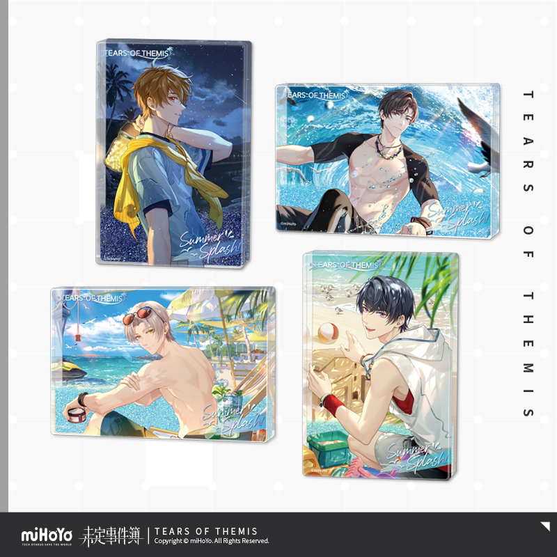 未定澄夏海语亚克力流沙装饰画