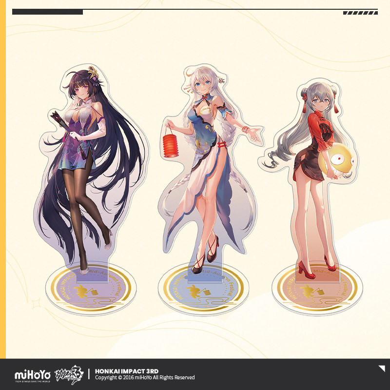 【米哈游/崩坏3】桂月迎秋系列亚克力立牌琪亚娜芽衣摆件 miHoYo