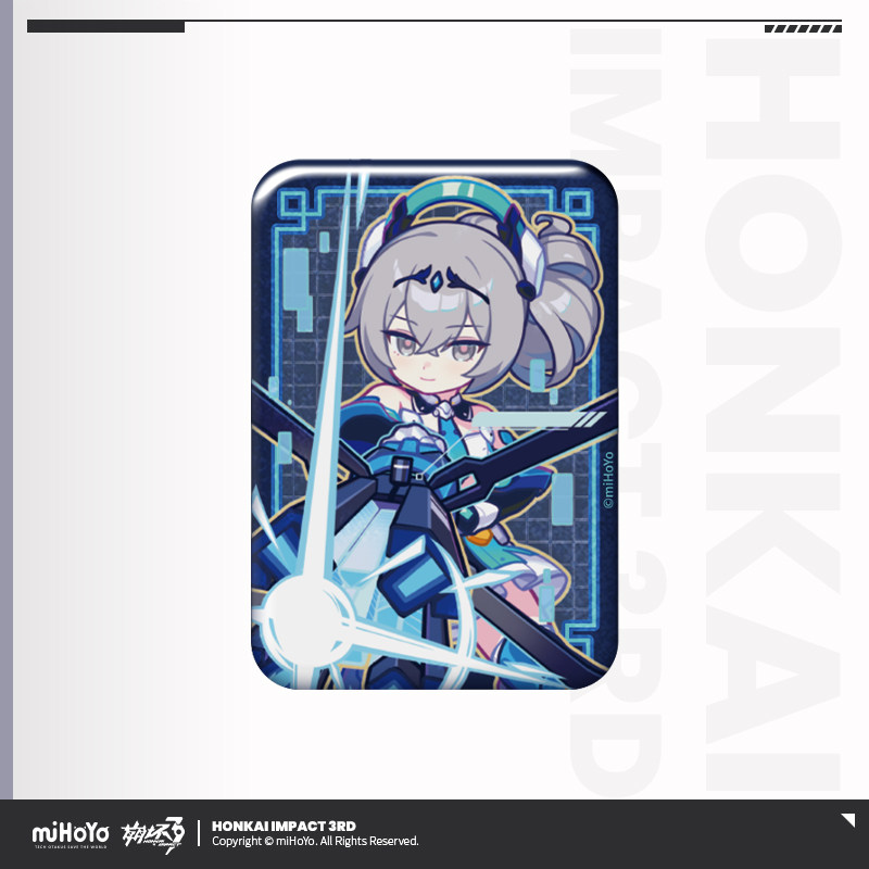 thumbnail for 【miHoYo/Honkai Impact 3】Fortune Life Series Tinplate Badge Elysia Kiana miHoYo