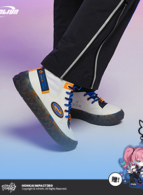 【米哈游/崩坏3】狂热蓝调8-BIT狂热主题帆布鞋 miHoYo