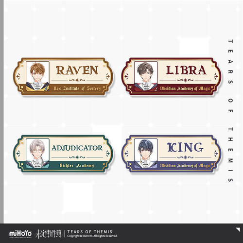 心动魔咒系列亚克力胸牌