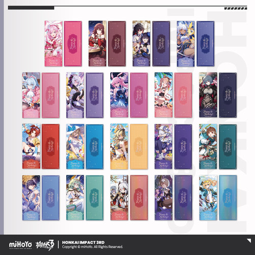 崩坏32025年生日贺图系列镭射票