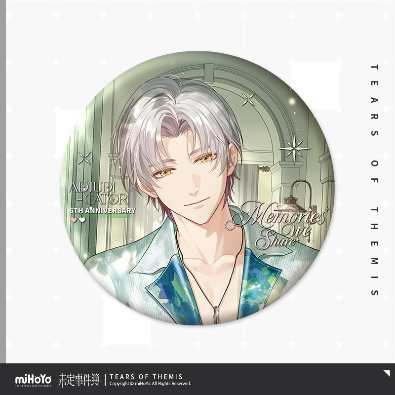thumbnail for [miHoYo Undecided Case Files] Heart's Year Memory Series Tin Badge miHoYo