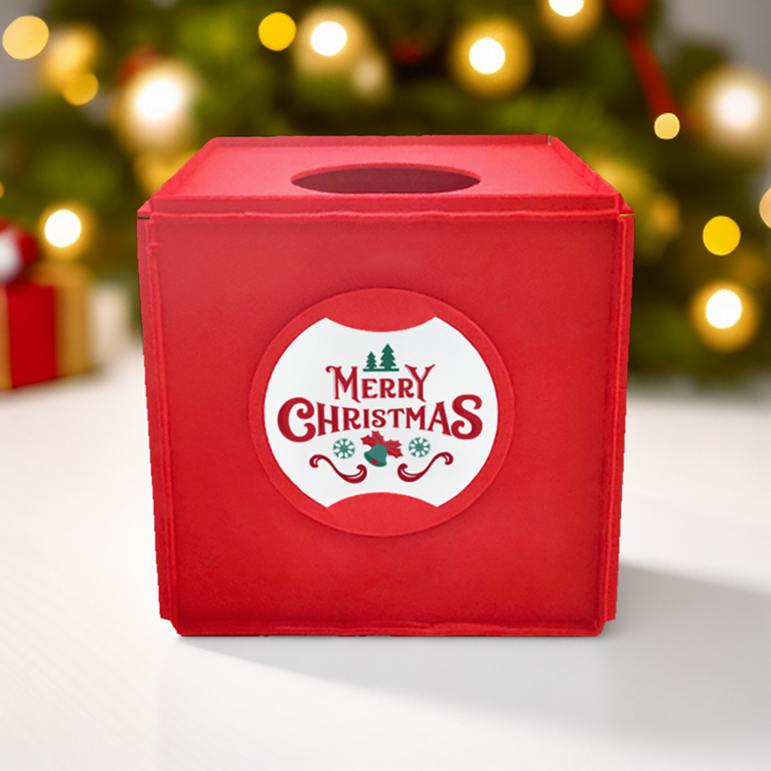 生日节日圣诞新年抽奖箱毛毡耐用