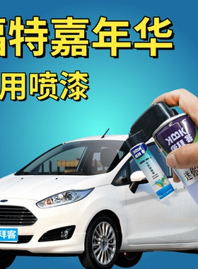 适用于福特嘉年华补漆笔迷情白划痕修复情调蓝摩卡棕红色紫色橙色