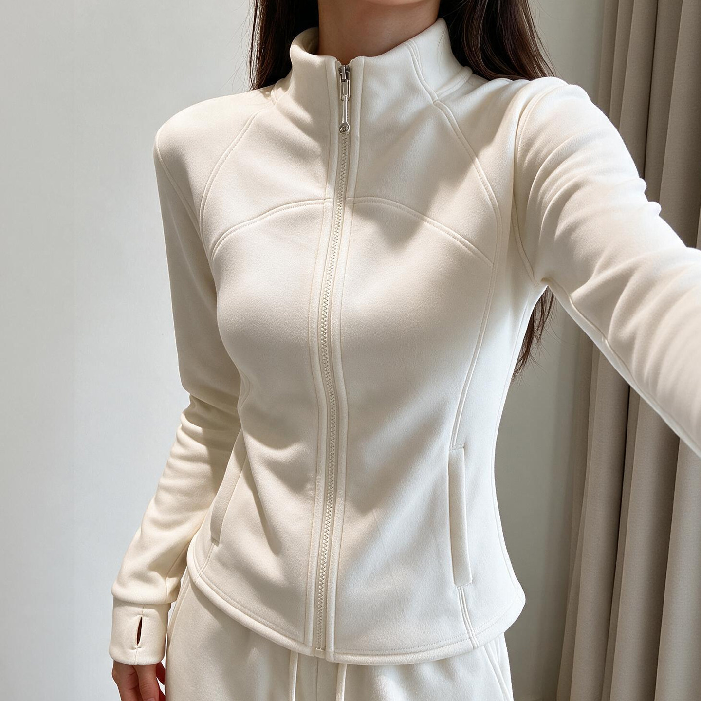 卫衣外套女秋冬款2026奥摇粒绒新款加绒加厚抓绒衣修身冲锋衣内胆
