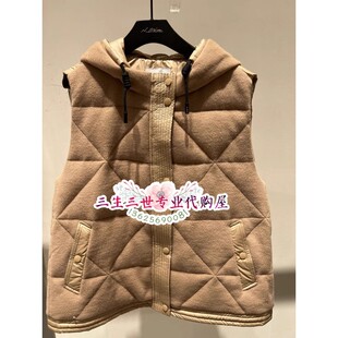 N.Paia/恩派雅国内正品2024秋冬羽绒服马甲 XNJICY004AT-3698