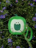 不要椒绿 雨过山原创青椒毛绒零钱包手拎可爱搞怪绿色收纳耳机包