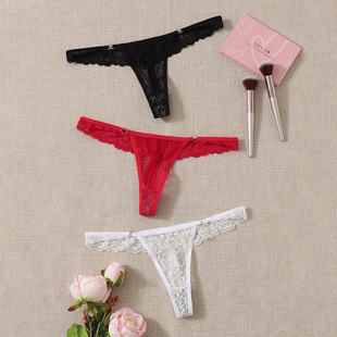 丁字内裤女士时尚三角形新款性感透气镂空学院风美女外贸欧美风格