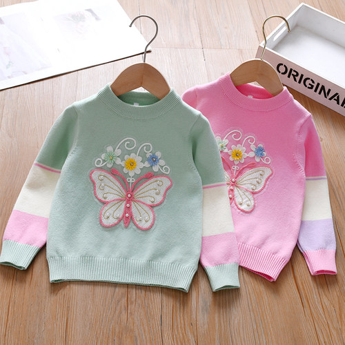 爱妮萌萌女童卡通毛衣