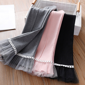 女孩韩版 长裤 秋装 宝宝纯棉休闲儿童外穿秋季 打底裤 女童春秋微喇裤