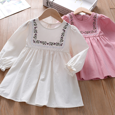 女童连衣裙儿童长袖裙子