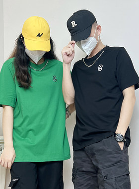 中长款短袖t恤女宽松纯棉上衣