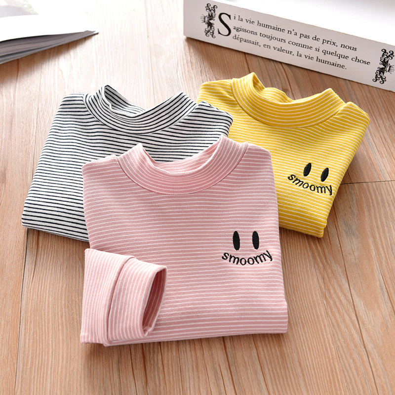 女童秋装打底衫儿童纯棉t恤春秋装长袖2025新款宝宝条纹春款上衣,童装/婴儿装/亲子装,T恤,淘宝优惠券,粉丝福利购,淘宝优惠卷