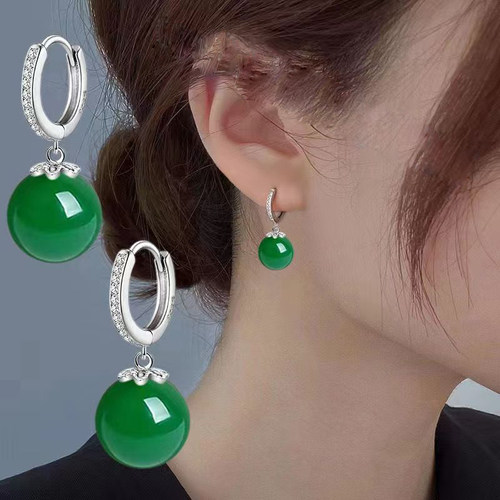 925银耳环女2025年新款潮秋冬