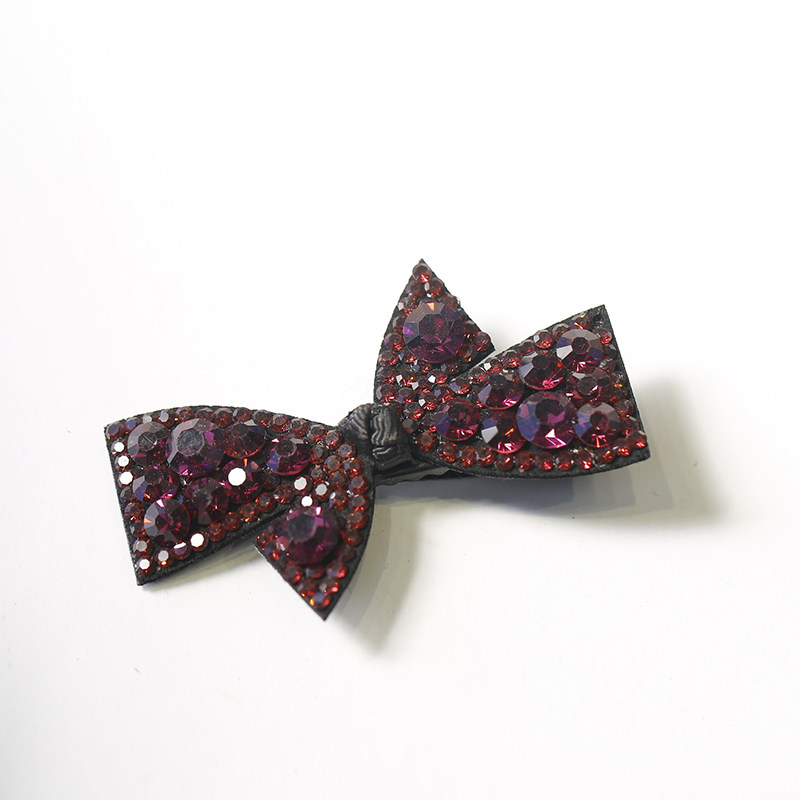 紫色水钻蝴蝶结发夹女气质优雅发饰头饰鸭嘴夹刘海夹,饰品/流行首饰/时尚饰品新,发饰,淘宝优惠券,粉丝福利购,淘宝优惠卷