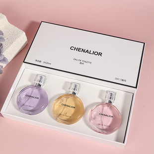 CHENALIOR粉邂逅发香喷雾礼盒斩男气质花香调持久留香正品35ml