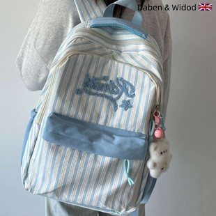 英国Daben Widod 双肩包女大容量背包高颜值短途旅行登山轻便书包