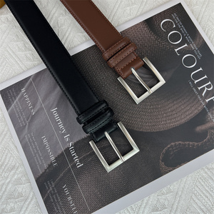 高级感皮带女真皮束腰装饰配大衣牛仔裤牛皮腰带配饰2025新款百搭