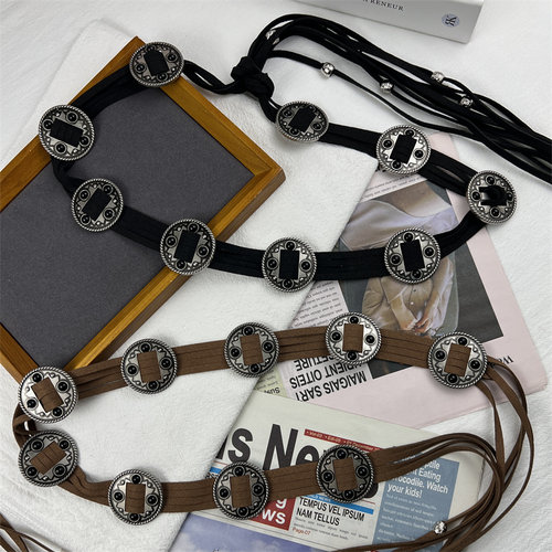 民族风腰链配饰女款流苏腰带长款