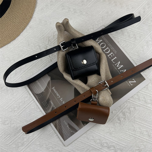 腰带小包女款装饰迷你小腰包配饰