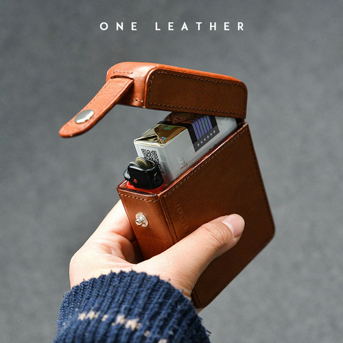 oneleather烟盒20支老公专属礼物