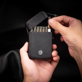 Портативный кожаный портсигар, высококлассный защитный чехол, 20 шт