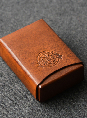 oneleather 复古20支装烟盒男高档便携烟套创意烟草盒保护壳