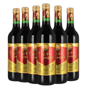 丰收中国红葡萄酒750ml中国红葡萄酒16度甜酒红酒老酒