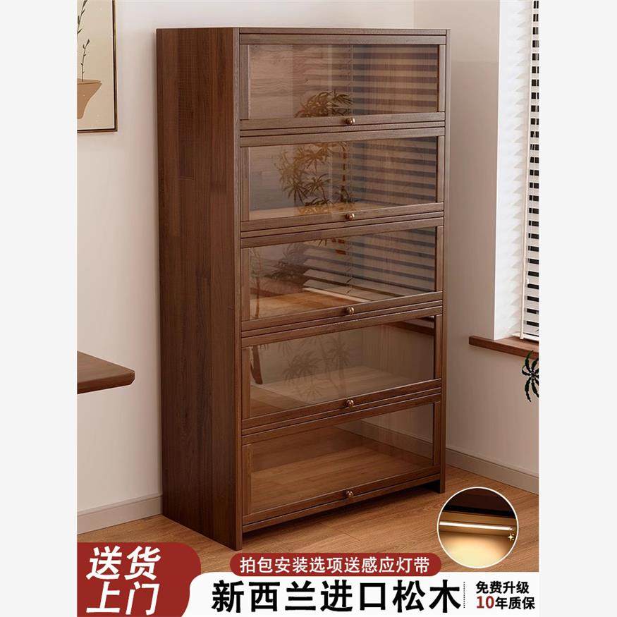 新疆西藏包邮博古架茶柜置物架实木茶具收纳客厅展示柜中式多宝阁,住宅家具,多宝格/博古架,淘宝优惠券,粉丝福利购,淘宝优惠卷