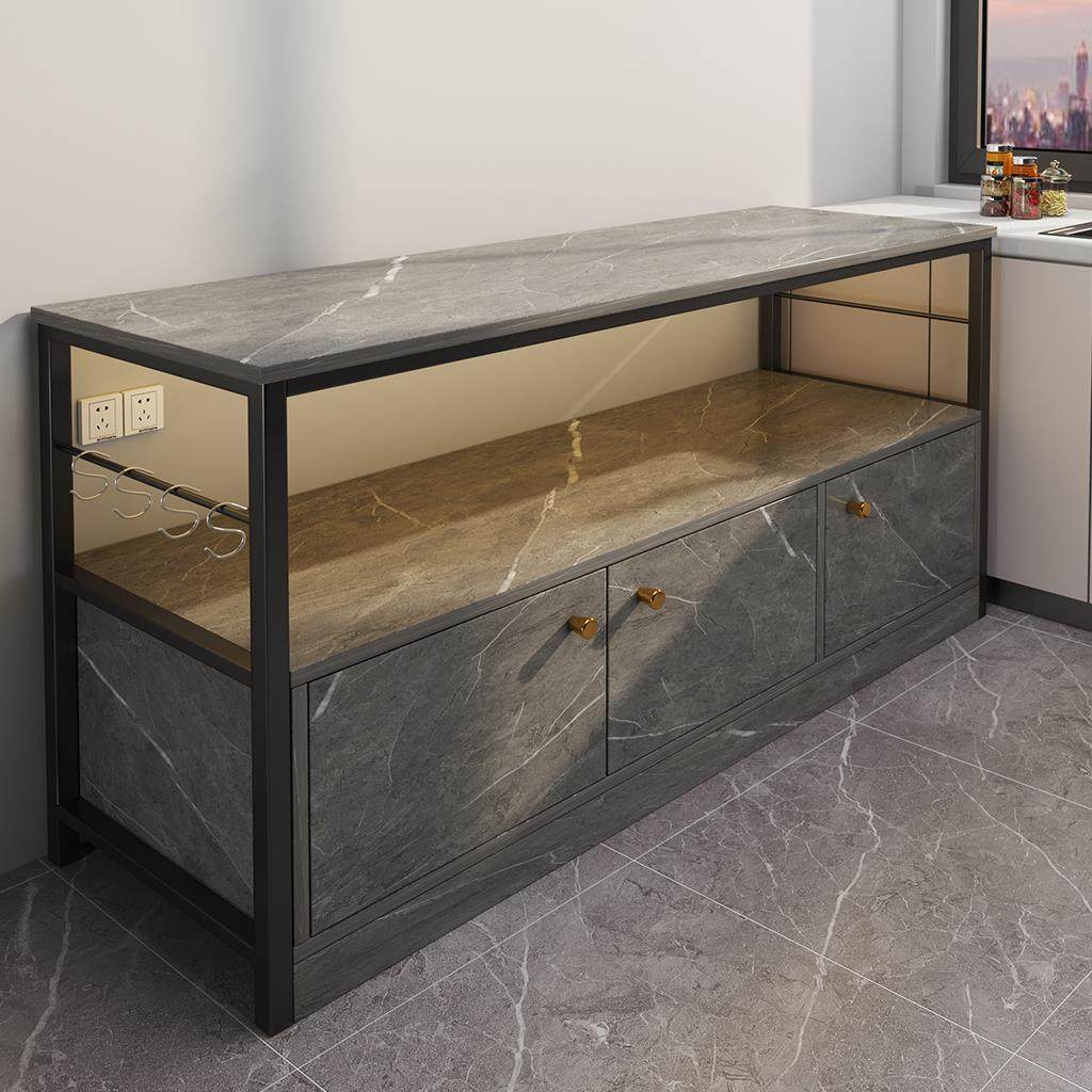 新疆西藏包邮厨房置物架落地多层收纳架家用靠墙一体餐边柜多功能,厨房/烹饪用具,微波炉置物架,淘宝优惠券,粉丝福利购,淘宝优惠卷