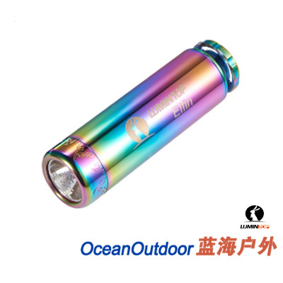 Lumintop雷明 Elfin精灵 炫彩金属材质 红铜镀金电路仓 EDC手电筒
