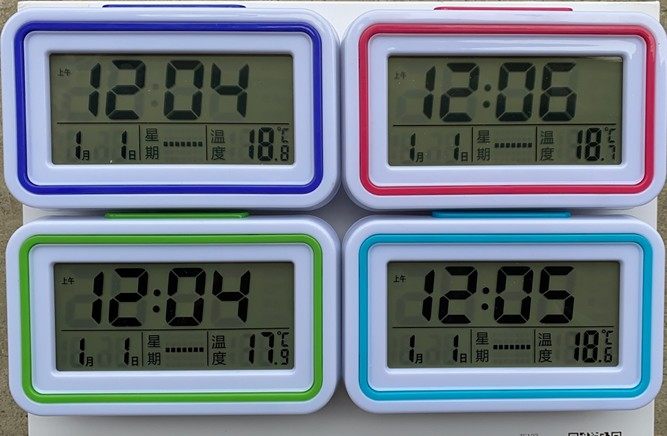 语音报时器老人盲人钟表床头学生闹钟随按随报24小时自动整点报时