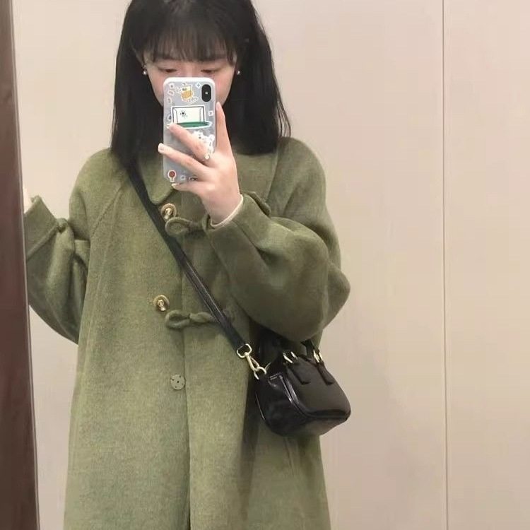 牛角扣长款呢子大衣女毛呢外套秋冬季感小个子2025年新款加厚,女装/女士精品,大码呢大衣,淘宝优惠券,粉丝福利购,淘宝优惠卷