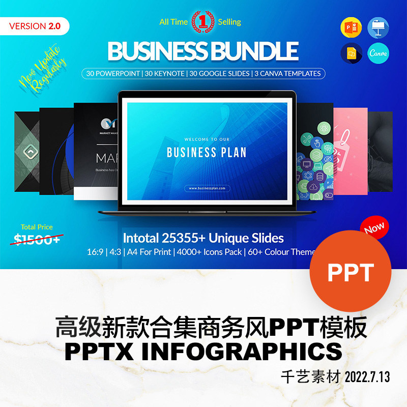 ppt模板高级感市场调查工作汇报数据分析公司简介图形keynote素材