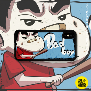蜡笔小新苹果xsxmax手机壳男可爱搞怪情侣12pro适用iPhoneX小众11