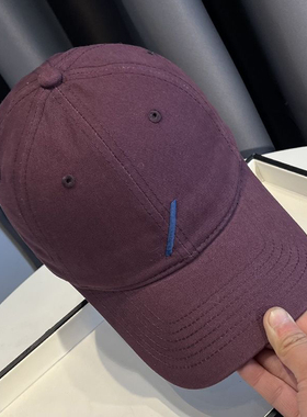 鸭舌帽子女2025新款显脸小大帽檐四季通用加深刺绣棒球帽休闲百搭