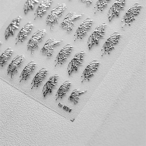 烫金镭射款美甲贴纸5D背胶装饰品