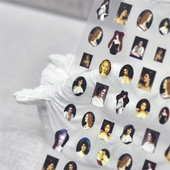 薄韧精致文艺画像美甲贴纸背胶复古港风指甲贴纸梵高 星空装 饰贴