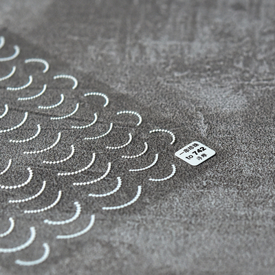 法式一串串珍珠美甲贴饰纸tomoni