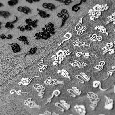 国风凤凰于飞美甲贴纸tomoni装饰