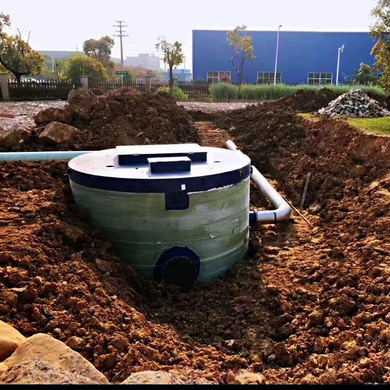 玻璃钢全自动预制泵站 城市地埋式一体化雨水污水一体提升泵站