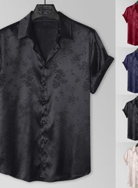 collar mens men for beach wear men shirt button vacation